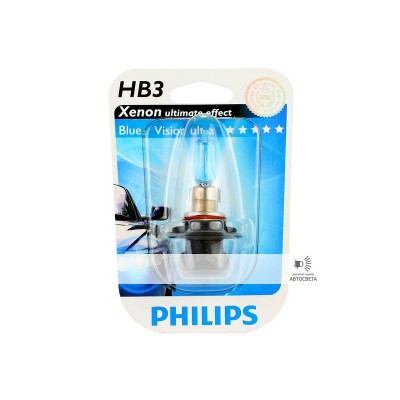 Галогеновая лампа Philips HB3 BlueVision Ultra 4000К блистер